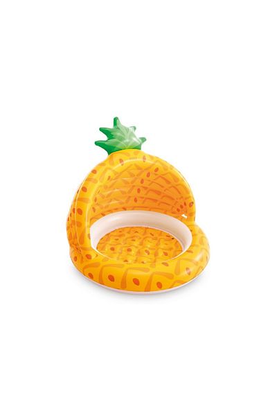 Intex Pineapple Themed Inflatable Quirky Pool Float Yellow and Green