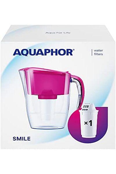 Aquaphor Water Filter Jug Smile, Space-saving, Lightweight
