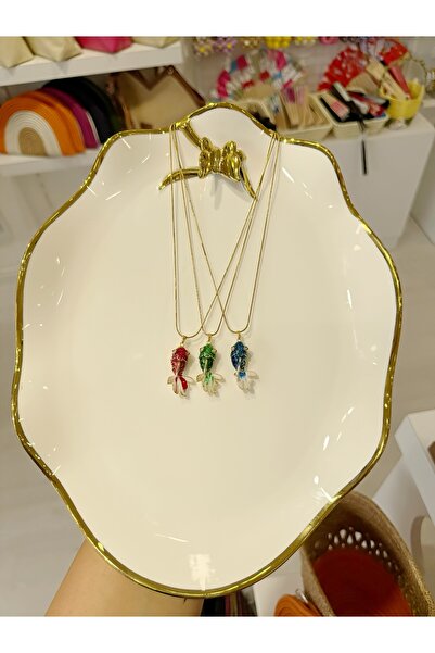 My Violet Accesssories RENKLİ BALIK KOLYE