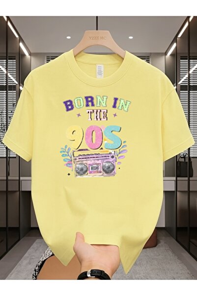 MEİLİFENG Tricou unisex din bumbac, cu decolteu rotund, supradimensionat, cu ...