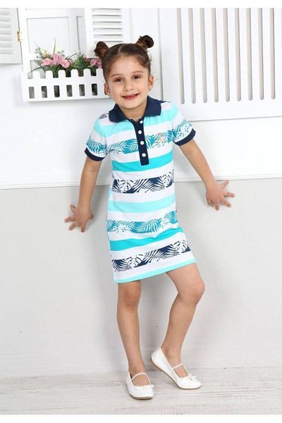 ixoskids club Girls Polo Neck Dress