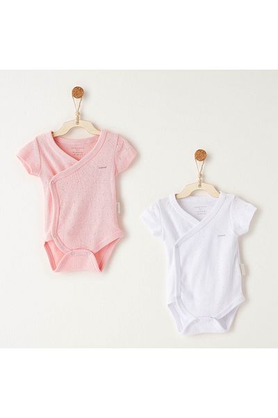 andywawa BABY ZIBIN BODY 2 PCS SIDE SNAP BODY JACQUARD BASIC
