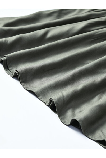 Bella Moda By Styli Embroidered Balloon Sleeves Knee-Length Dress