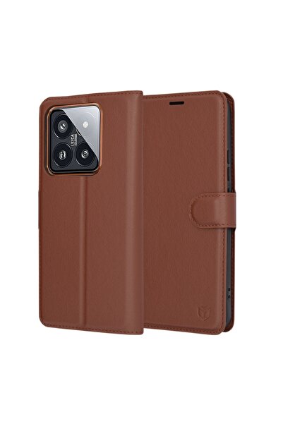SKYDDAR INNOVATION Case for Xiaomi 14 Pro, Leather Folio Book-type, Inner Wal...