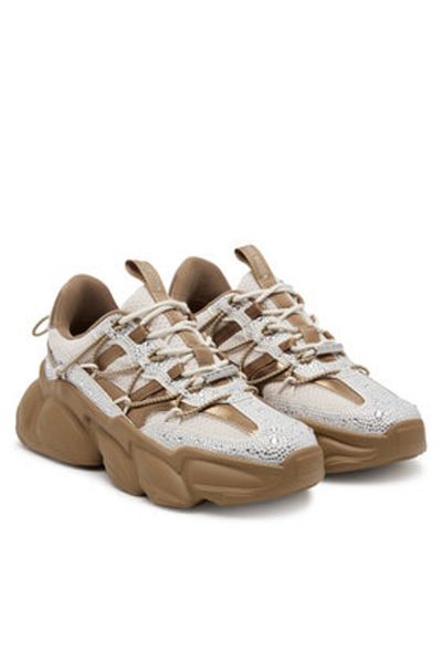 Steve Madden Women's Sneakers brown STEVE MADDEN-SM11003240 BG6 BRONZE GOLD / SILVER