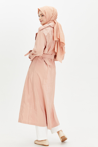 Setrms Rüzgarlıklı Kruvaze Pardösü