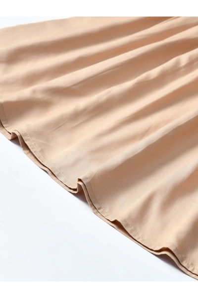 Bella Moda By Styli Embroidered Balloon Sleeves Knee-Length Dress