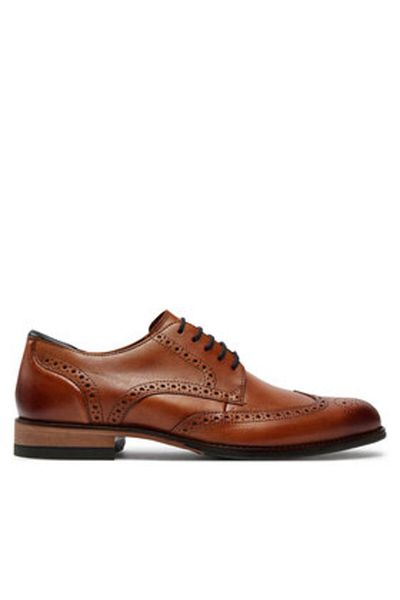 CLARKS Men's Half-boots brown CLARKS-CRAFTARLOLIMIT TAN LEATHER 26171453