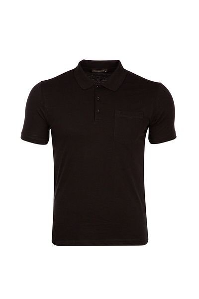 Tony Montana Polo Neck Pocket 100% Cotton Combed Cotton Large Size T-Shirt-Ps-36107
