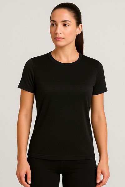 KaeLaurean Women's Performance Sports T-Shirt Quick Dry Stretchy and Durable Fabric Moisture Wicking Fitness T-Shirt