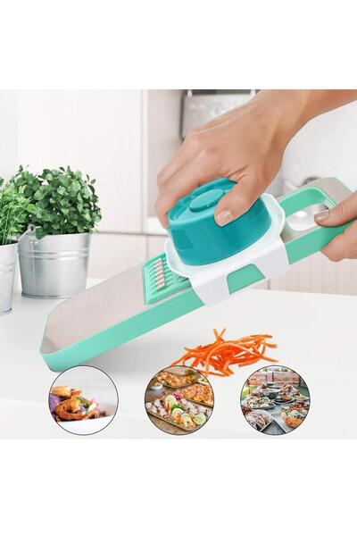 SUNUP SN-20947 Paslanmaz Çelik Rende Sebze Dilimleyici Doğrayıcı