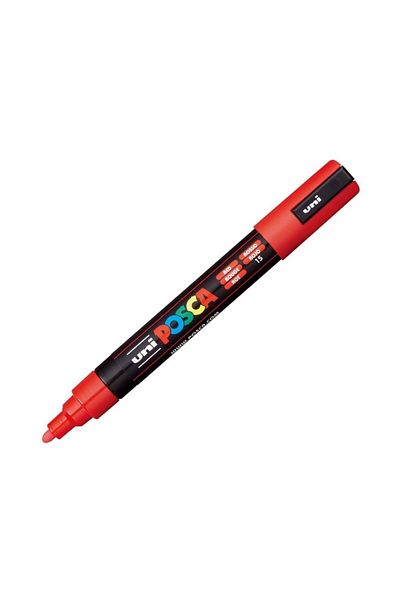 Uni Decorative marker, Uni, 1.8-2.5 mm, Red