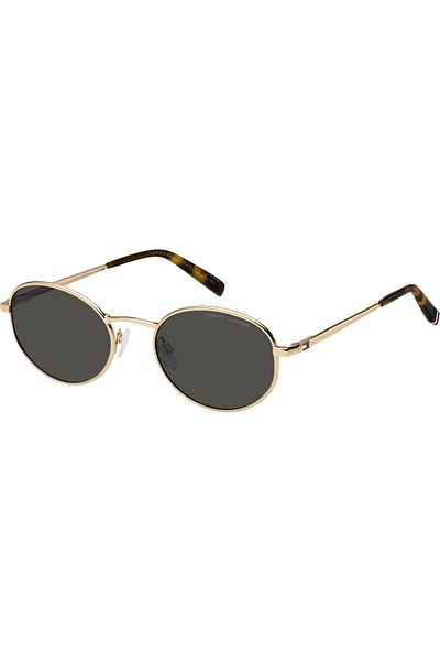 Tommy Hilfiger Women's Sunglasses Tommy Hilfiger TH2219/S 000/IR, Metal, Gold, 55 mm