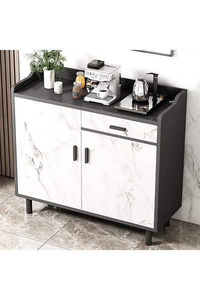 sharpdo Modern Simple Cabinet Living Room Storage Cabinet Tea Cabinet Home Cabinet 80*40*92.5cm