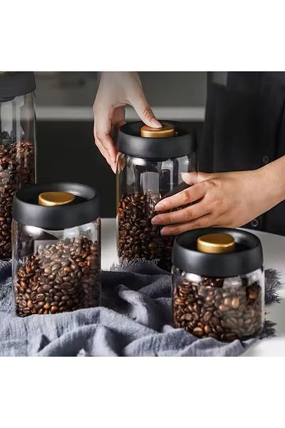 OEM Glass Borosilicate Vacuum Lid Container for Food Storage 400ml/150g