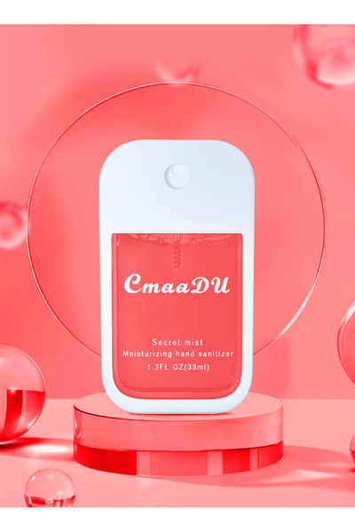 cmaadu Hand Sanitizer Spray, Hydrating Hand Sanitizer Mist, Travel Size Perfume, Protect Health 38ml, Red