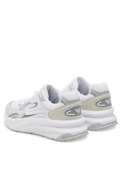 EA7 Emporio Armani Men's Sneakers white EA7 EMPORIO ARMANI-X8X178 XK382 U459 WHITE+GREY VIOLET