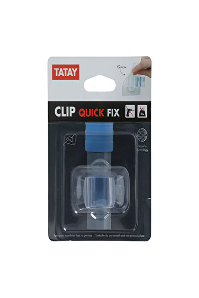 Tatay حامل مكنسة سيليكون ذاتي اللصق مثبت على الحائط من كويك فيكس كليب
