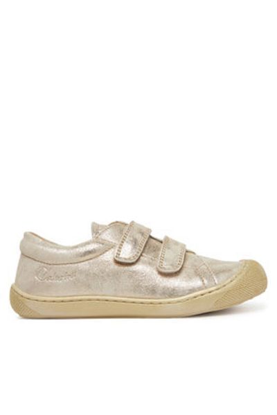 Naturino Teniși aurii pentru fete NATURINO-2018343 05 COCOON LOW VL PLATINUM S