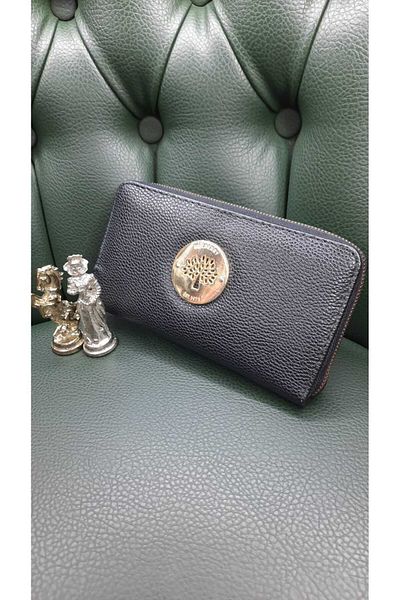 ŞIK VE MUTLU Horizontal Leather Women's Wallet with Zipper