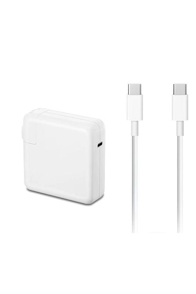 nelbo Laptop charger for Apple MacBook MNYJ2B, 61W, with USB-C plug