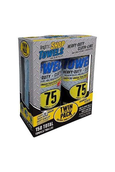 Intex 2-Piece Heavy Duty Cloth-Like Fiber Blend Wiping Rags
