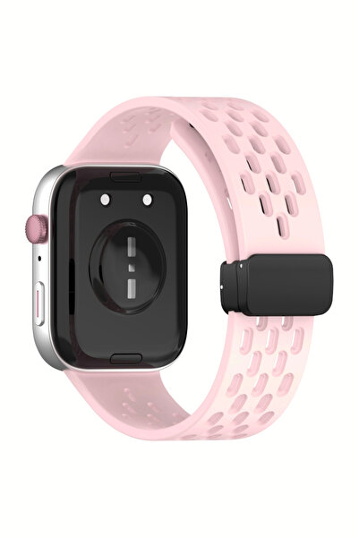 PSGT Huawei Watch Fit 4/fit 4 Pro/fit 3 Kordon Silikon Delikli Magnet Strap (FİT/FİT 2 UYUMLU DEĞİLDİR)