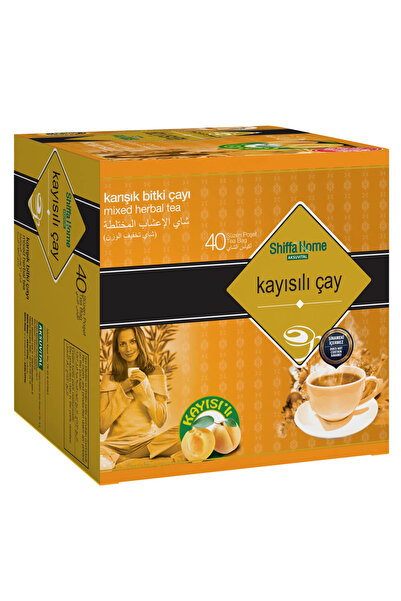 Shiffa Home SLİM KAYISILI ÇAY 40 ADET SİNAMEKİSİZ