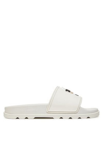 Karl Lagerfeld Men's Flip-flops white KARL LAGERFELD-KL70905 VT1 OFF WHITE RUBBER
