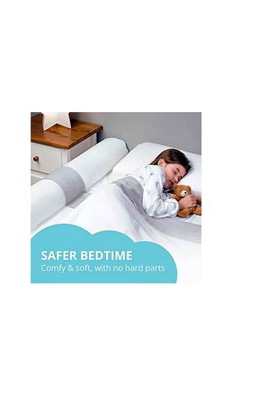BANBALOO Set of 2 Banbaloo cot safety barriers, 128 cm, white