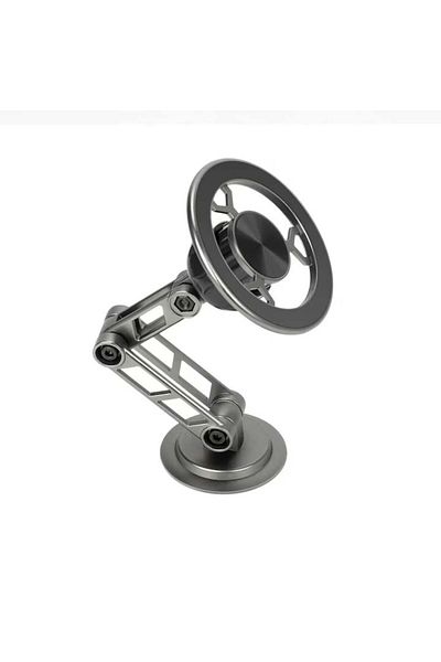 SKYDDAR INNOVATION Ventuză de montare auto și MagSafe, rotație 360°, compatibilitate universală, (S14), gri, set de autocolante