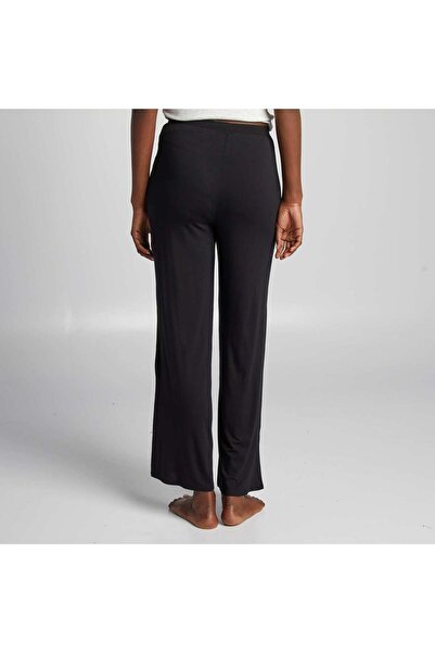 KIABI Flowing wide-leg pyjama bottoms black