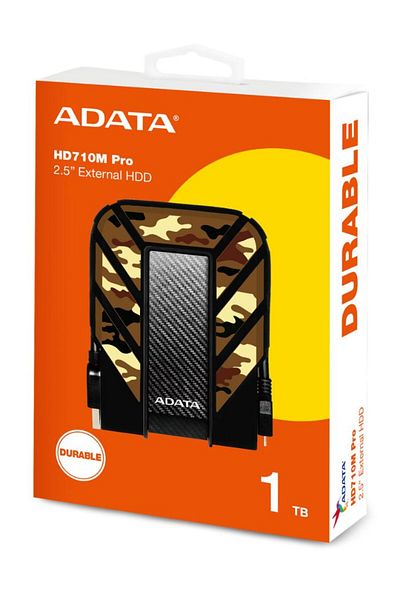Adata HD710M Pro DURABLE External HDD | Fast Anti-Shock Hard Drive | Compatible with PS5 XBOX