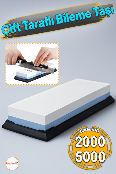 Badem10 2000/5000 Grit Çift Taraflı El Taşlama Profesyonel Bıçak El Aletleri ...