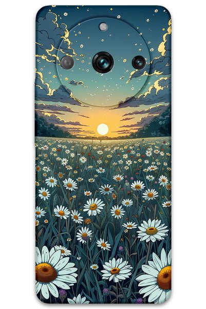Gramaphone Realme 11 Pro Plus Compatible Flower Pattern Phone Case + Screen P...