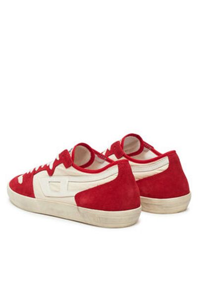 Diesel Men's Sneakers red DIESEL-Y03489P8119 HA678 RACING RED/BRIGHT WHITE/CLOUD CREME