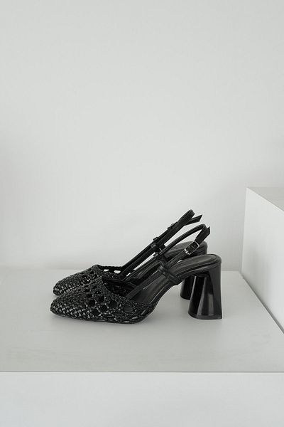 Meral Özgenç Braided Heeled Shoes
