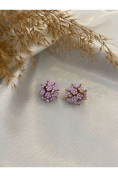 BİJUTERİX Flower Earrings