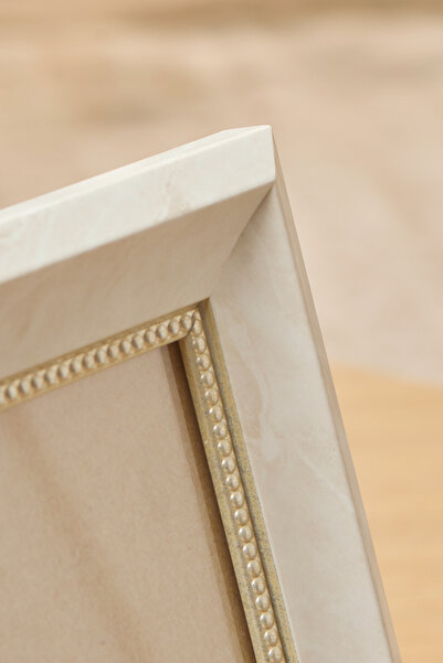 Karaca Bramble Marble Look Frame Cream 10X15 cm