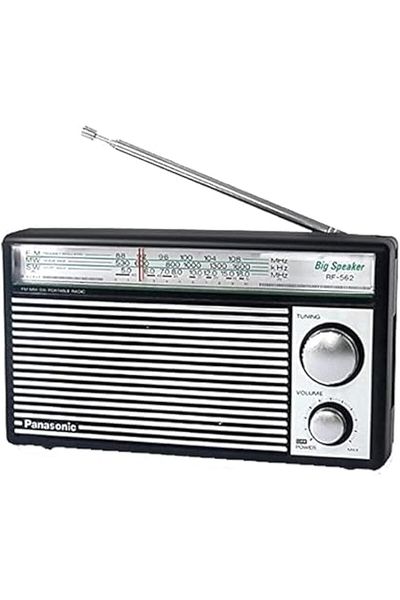 PANASONIC RF-562DDGU-K 3 Band Portable Radio, Black