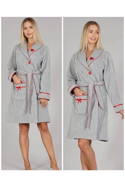 Bone Club 5325 Smoked Fleece Dressing Gown