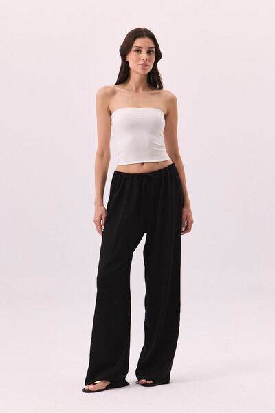 MERLİ. Strapless Double Blouse