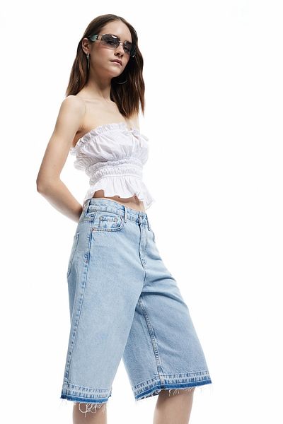 Koton Women's Shorts 5Sal40316Mdlgt