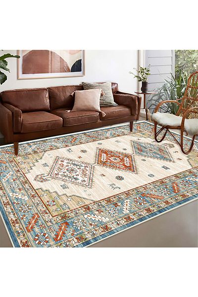sharpdo Home Decoration Area Imitation Cashmere Carpet, Suitable for Bedroom, Living Room, Sofa