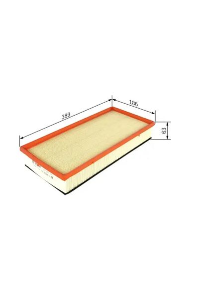Bosch Volkswagen Audi Porsche Touareg Q7 Cayenne Touareg Air Filter