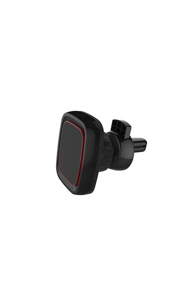 SKYDDAR INNOVATION Suport magnetic auto pentru grila de ventilație, rotație 360°, compatibilitate universală, (S5), negru roșu, set autocolante