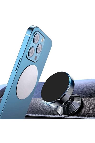 SKYDDAR INNOVATION Suport auto magnetic, compatibilitate universală, (S10), negru, set de autocolante