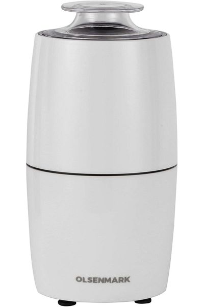 Olsenmark Coffee Grinder OMCG7023, 60 g Capacity, 150W Powerful Motor, Durable Jar and Blade, Ergono