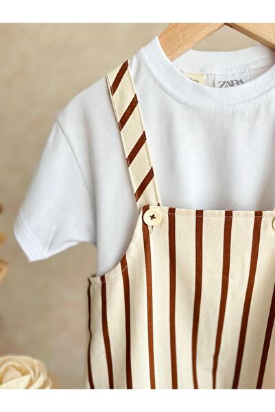 Mother Choise UNİSEX PREMİUM KUMAŞ KAHVE TULUM