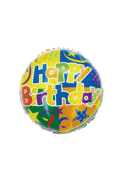 daço Happy Birthday Balloon Daco, 46 cm